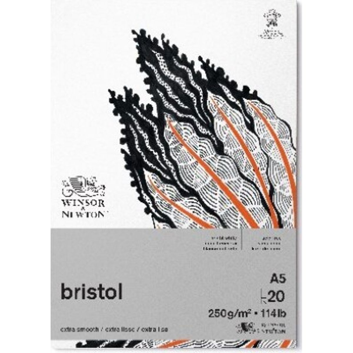 Winsor & Newton - Bristol Skitseblok - A5 - 20 Ark