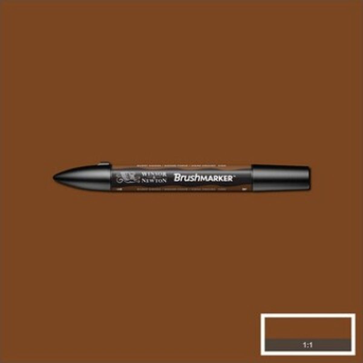 Winsor & Newton - Brush Marker Tusch - Brændt Sienna Brun