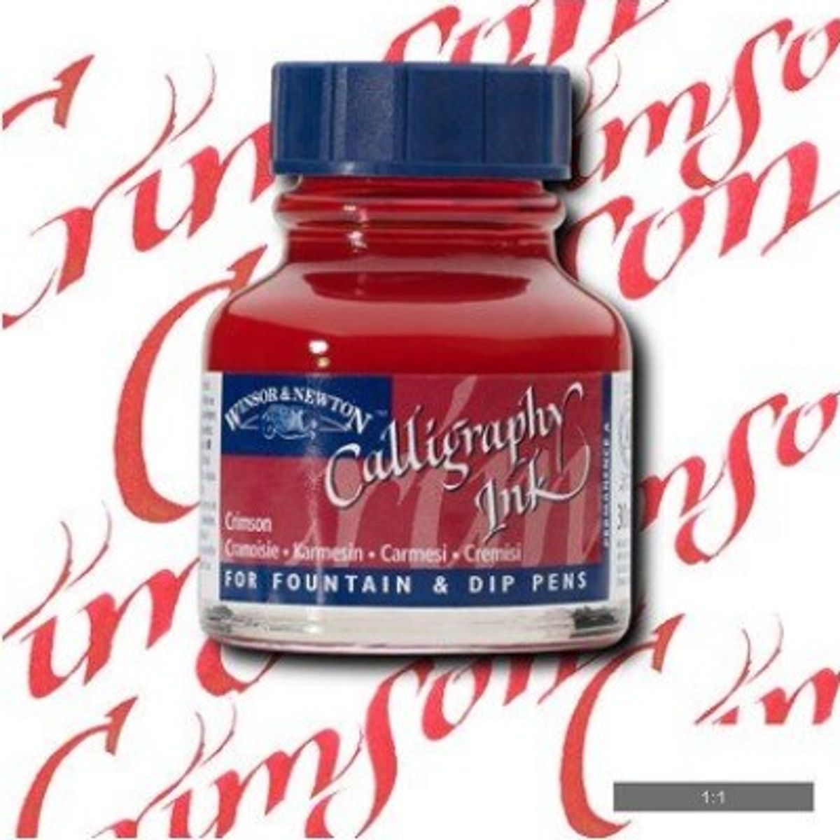 Winsor & Newton - Calligraphy Ink - Blæk - Crimson 30 Ml