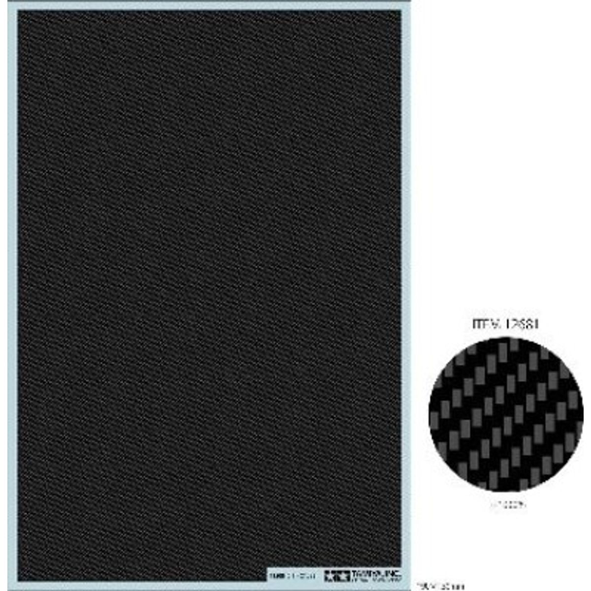 Tamiya - Carbon Decal - Twill Fine - 12681