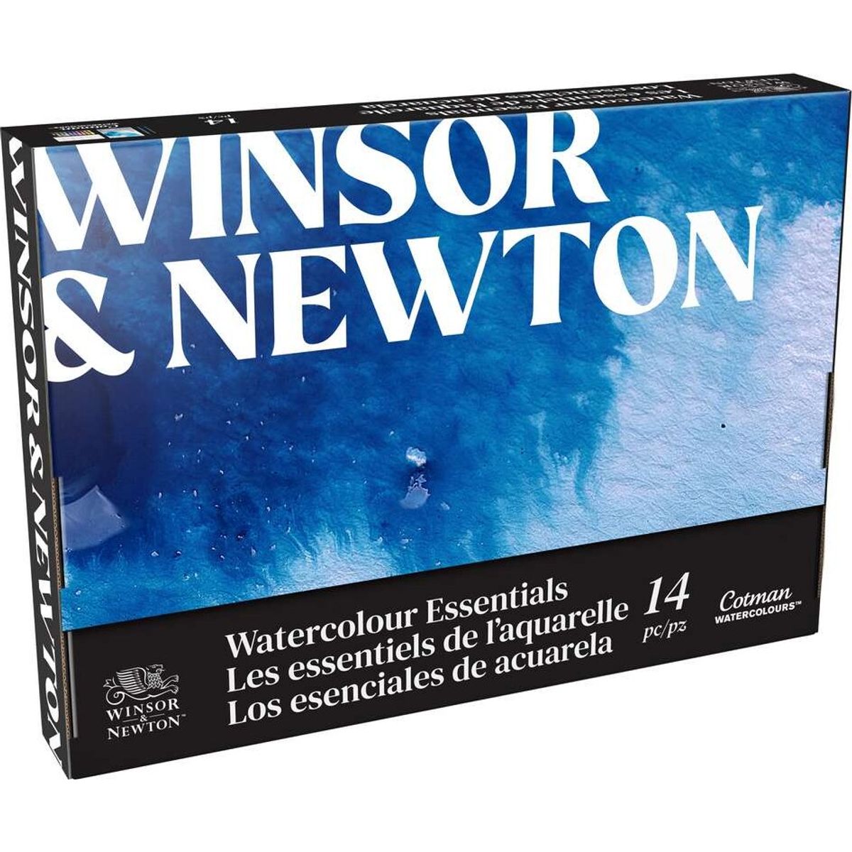 Winsor & Newton - Cotman Watercolour Essentials Sæt - 14 Dele