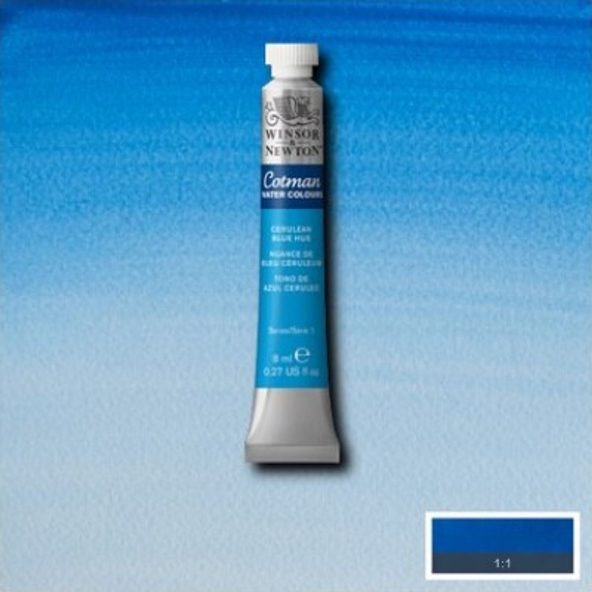 Winsor & Newton - Cotman Watercolour - 8 Ml - Cerulean Blue