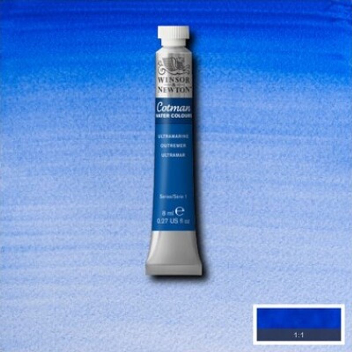 Winsor & Newton - Cotman Watercolour - 8 Ml - Ultramarine Blå