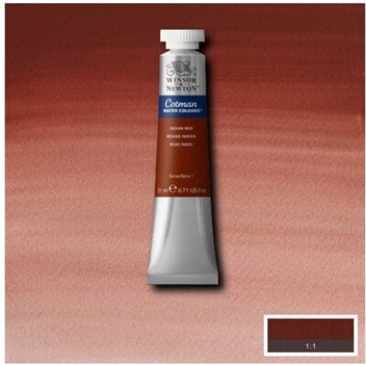 Winsor & Newton - Cotman Watercolour - 21 Ml - Indisk Rød