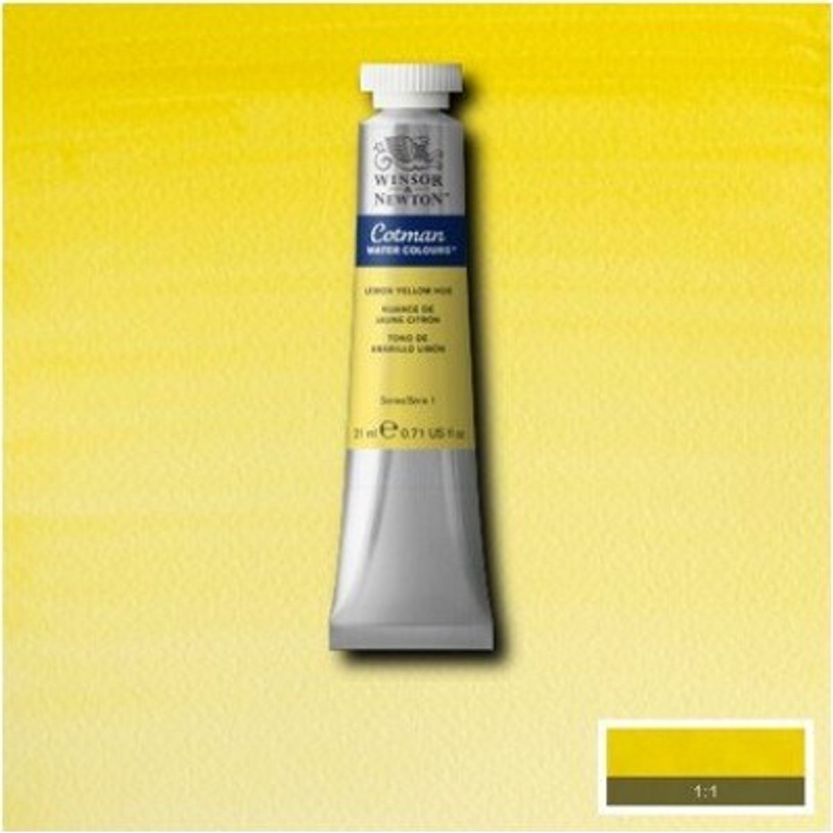 Winsor & Newton - Akvarelfarve - Lemon Yellow Hue 21 Ml