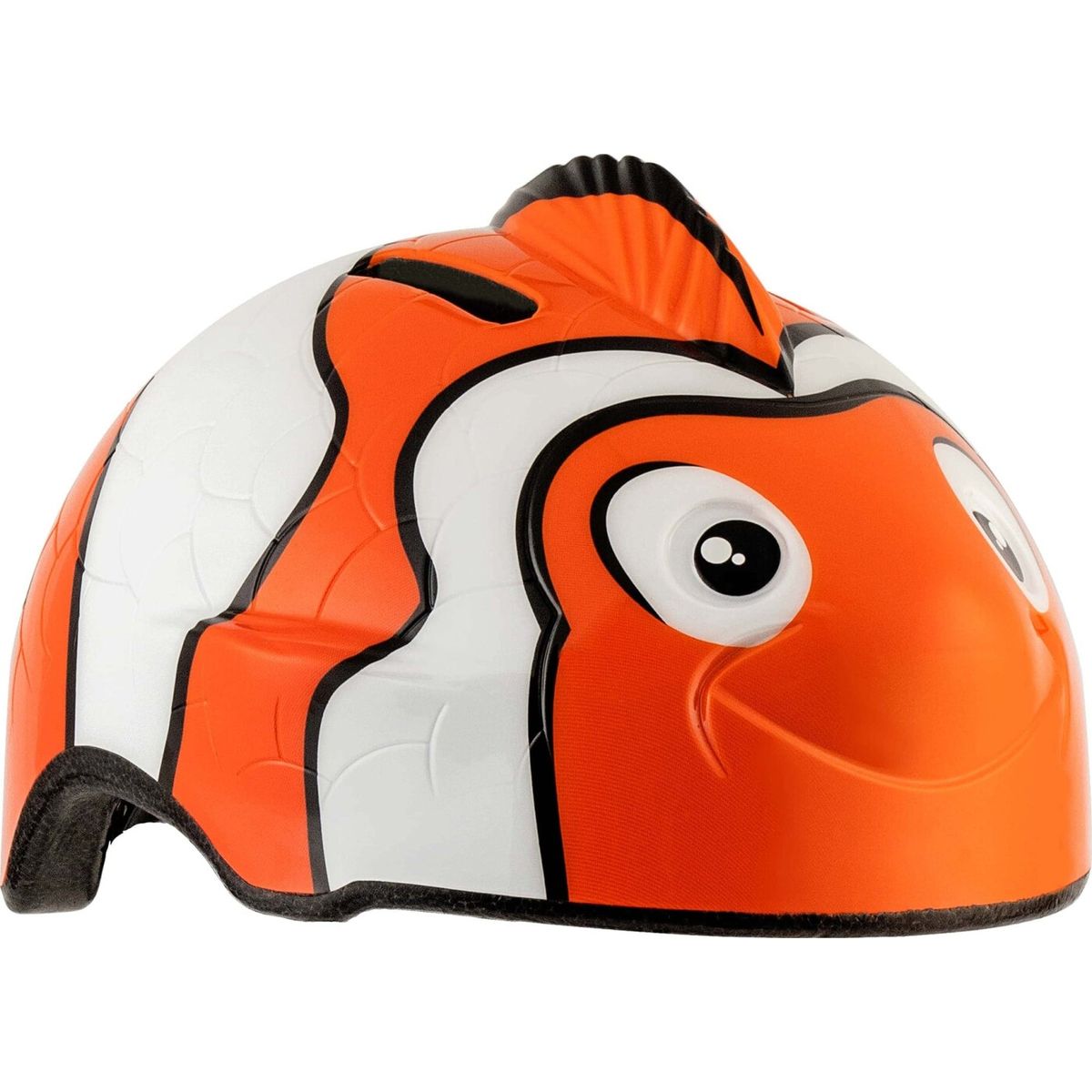 Crazy Safety - Cykelhjelm Til Børn - Klovnefisk - Orange - 49-55 Cm