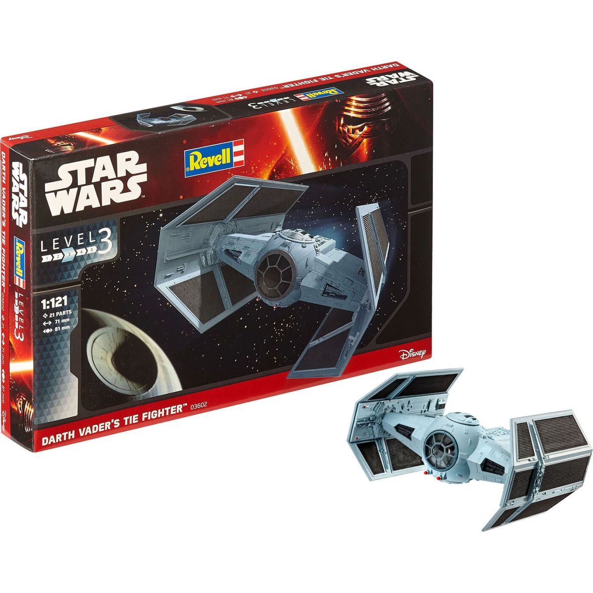 Revell - Darth Vaders Tie Fighter - Level 3 - 1:121 - 03602