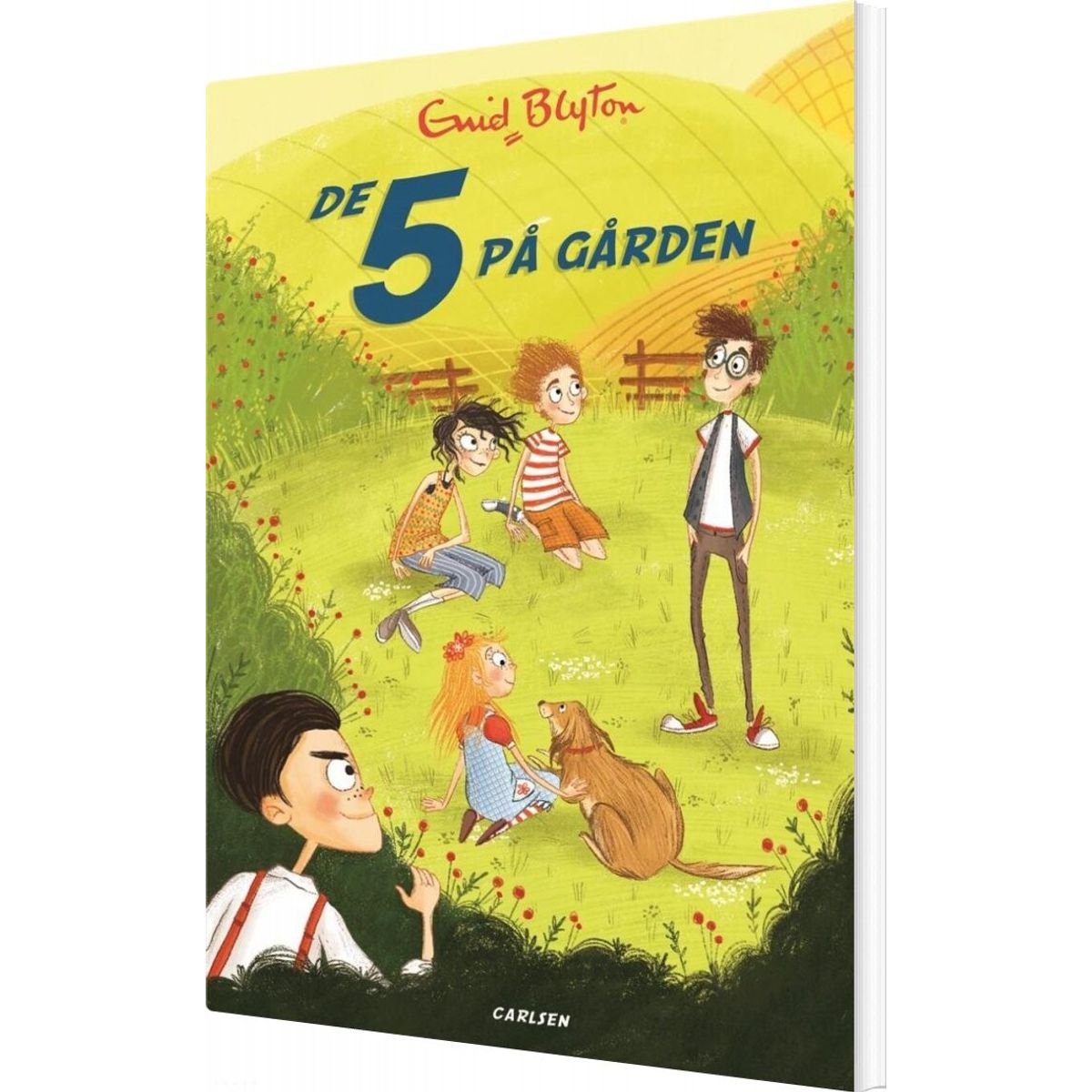 De 5 - Nr18 - De 5 På Gården - Enid Blyton - Bog