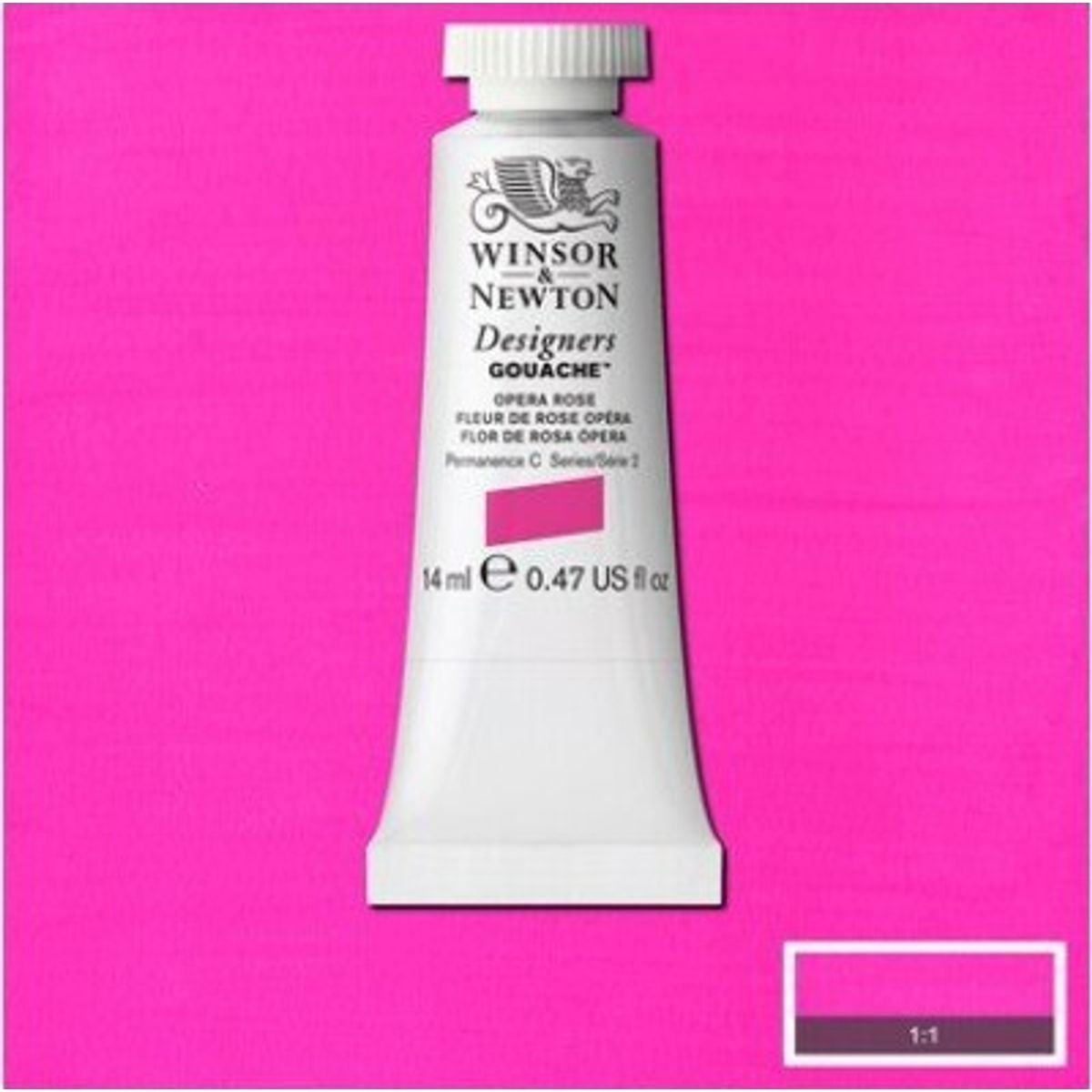 Winsor & Newton - Designers Gouache Maling - Opera Rose 14 Ml