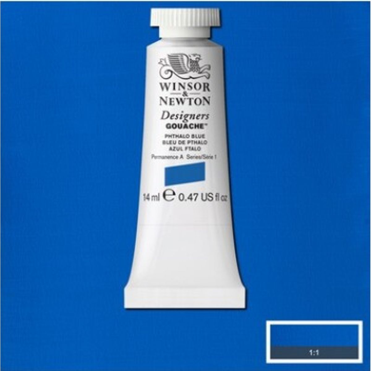 Winsor & Newton - Designers Gouache - 14 Ml - Phthalo Blå