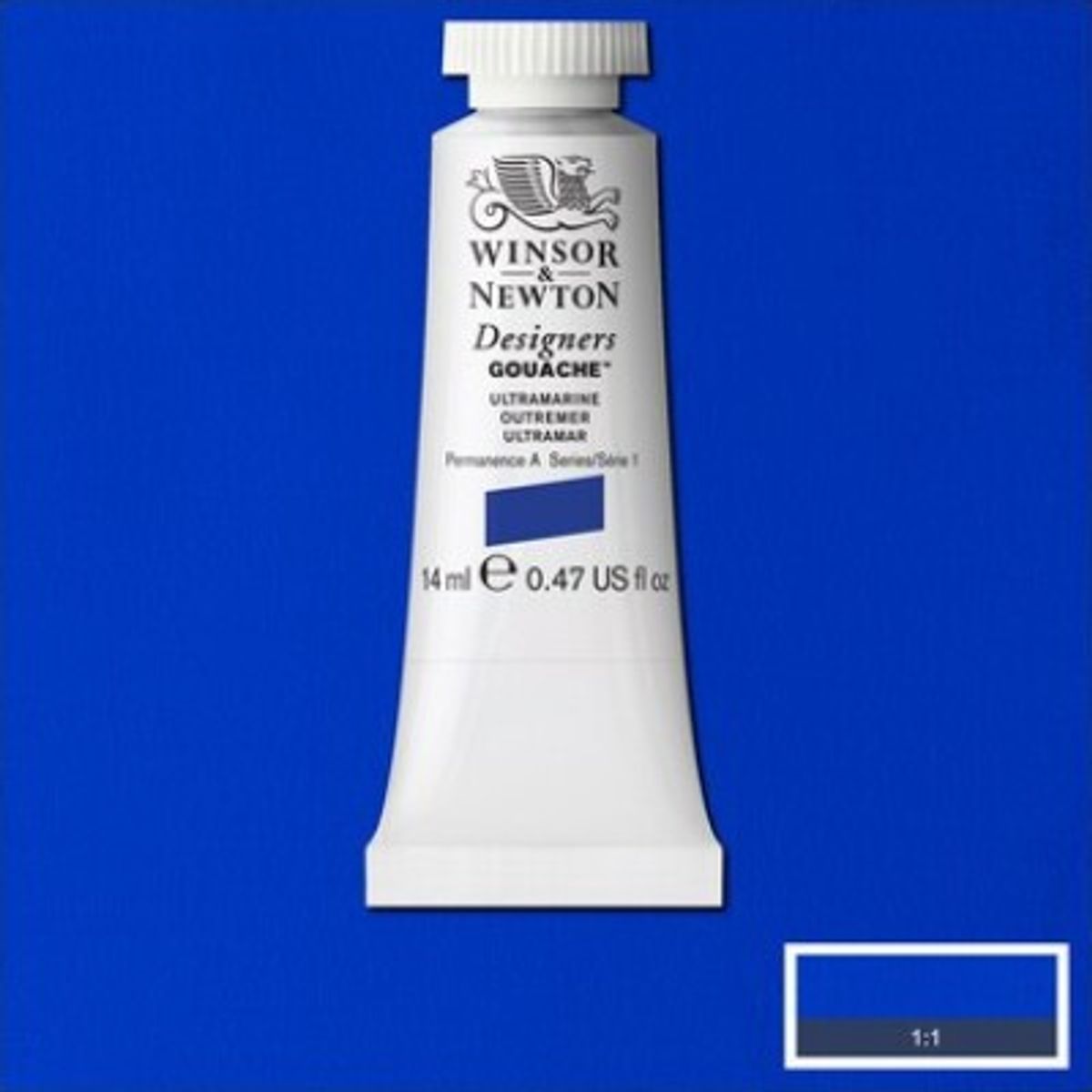 Winsor & Newton - Designers Gouache - 14 Ml - Ultramarine Blå