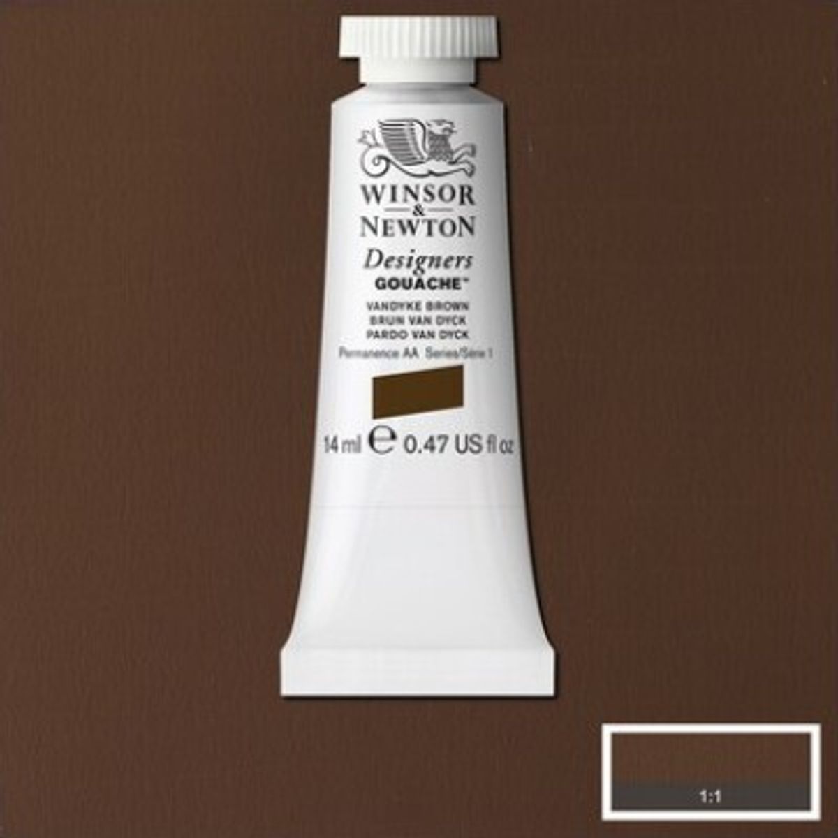 Winsor & Newton - Designers Gouache - 14 Ml - Vandyke Brun