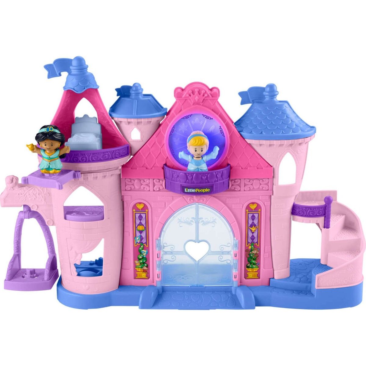 Disney Princess Slot Med Lyd Og Lys - Inkl. 2 Prinsesser - Fisher Price