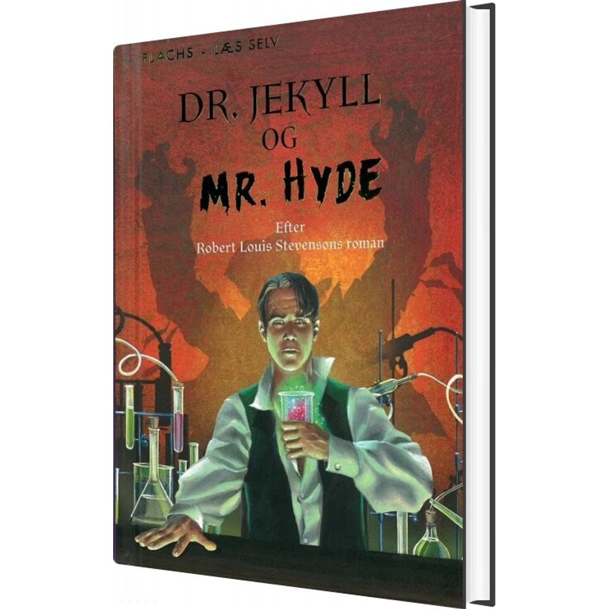 Dr. Jekyll Og Mr. Hyde - Flachs Læs Selv - Robert Louis Stevenson - Bog