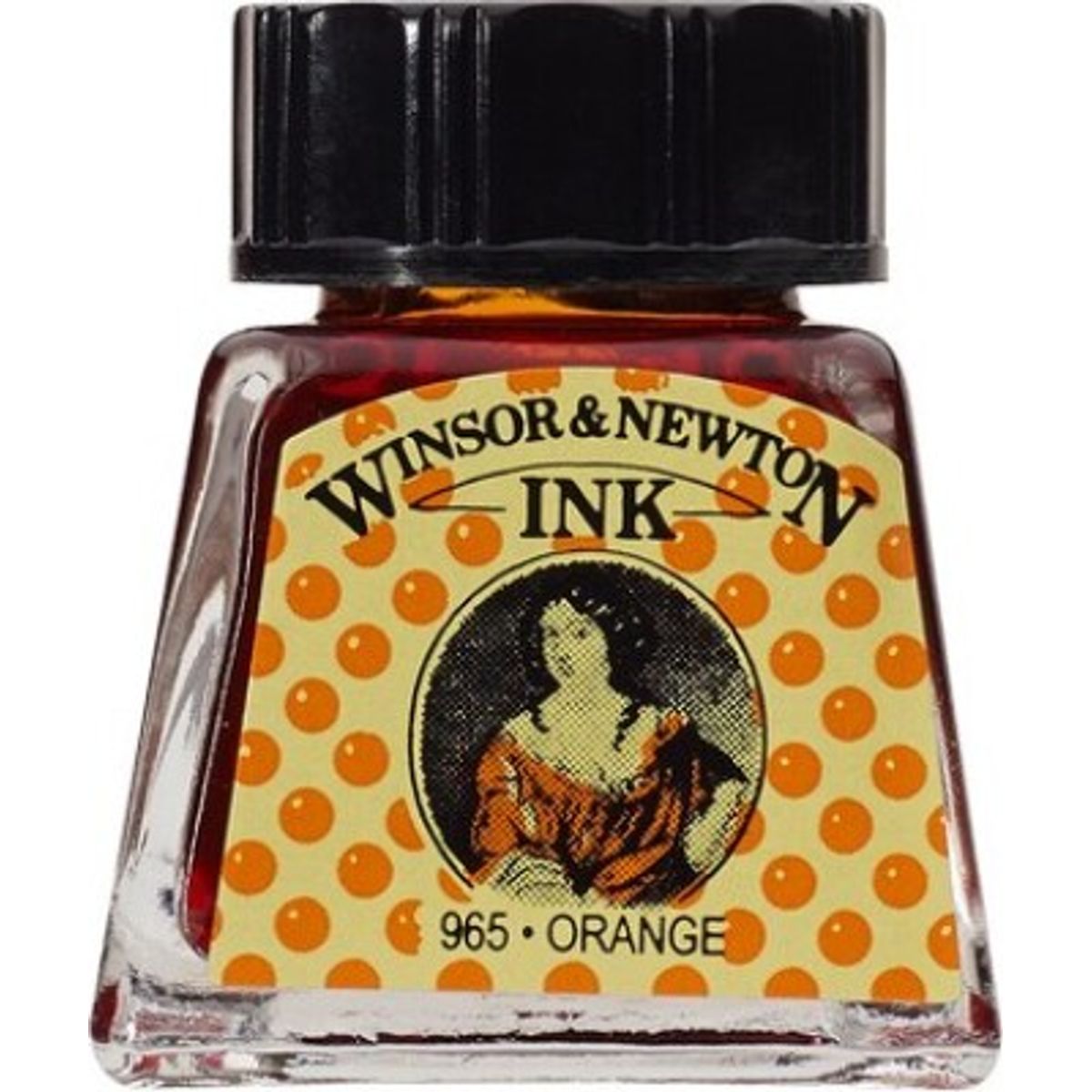 Winsor & Newton - Tegne Blæk - 14 Ml - Orange 449 - 1005449 - Winsor & Newton