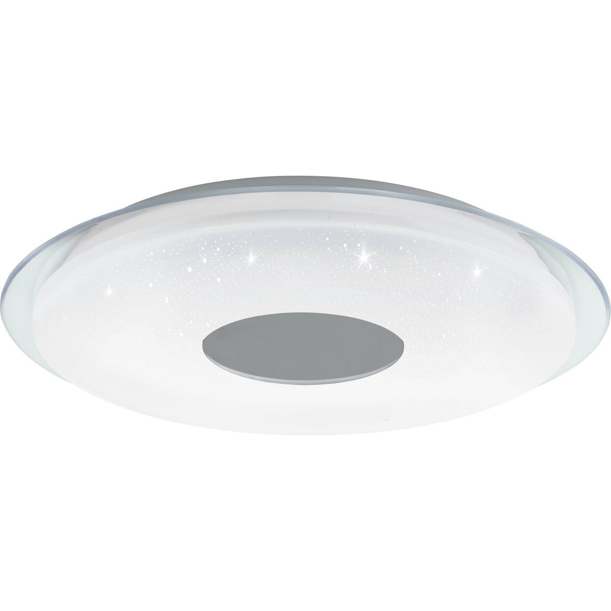 Eglo - Lanciano-z Plafond Lampe - Krom Hvid ø45 Cm - Tw Zigbee Bt