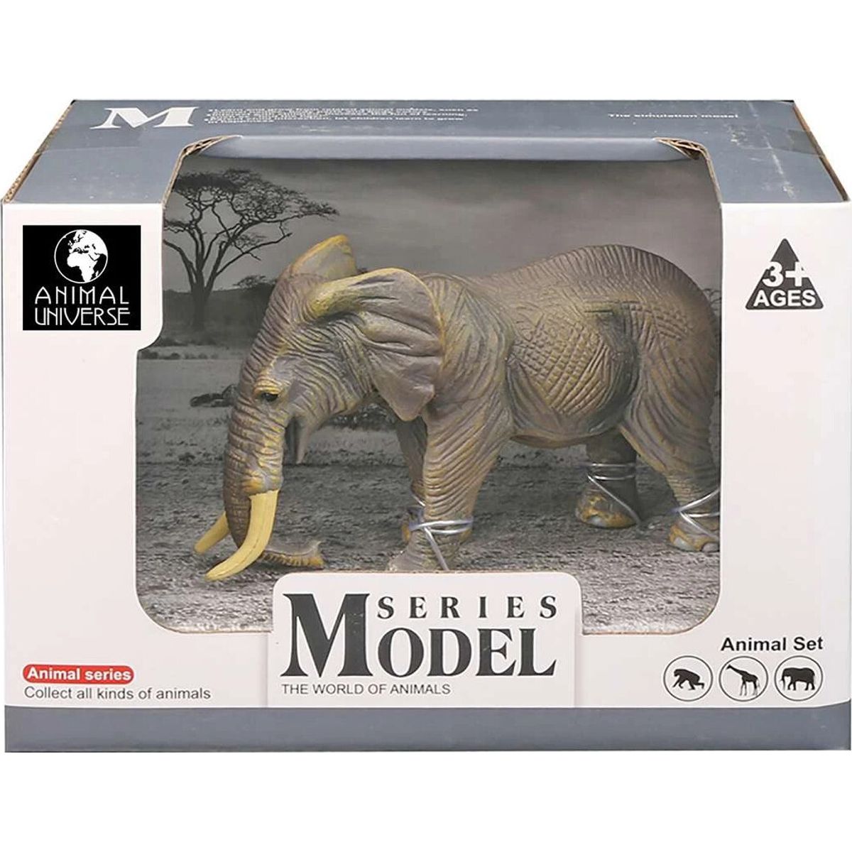 Elefant Figur - Model Series - Animal Universe - 16x9,5x11 Cm