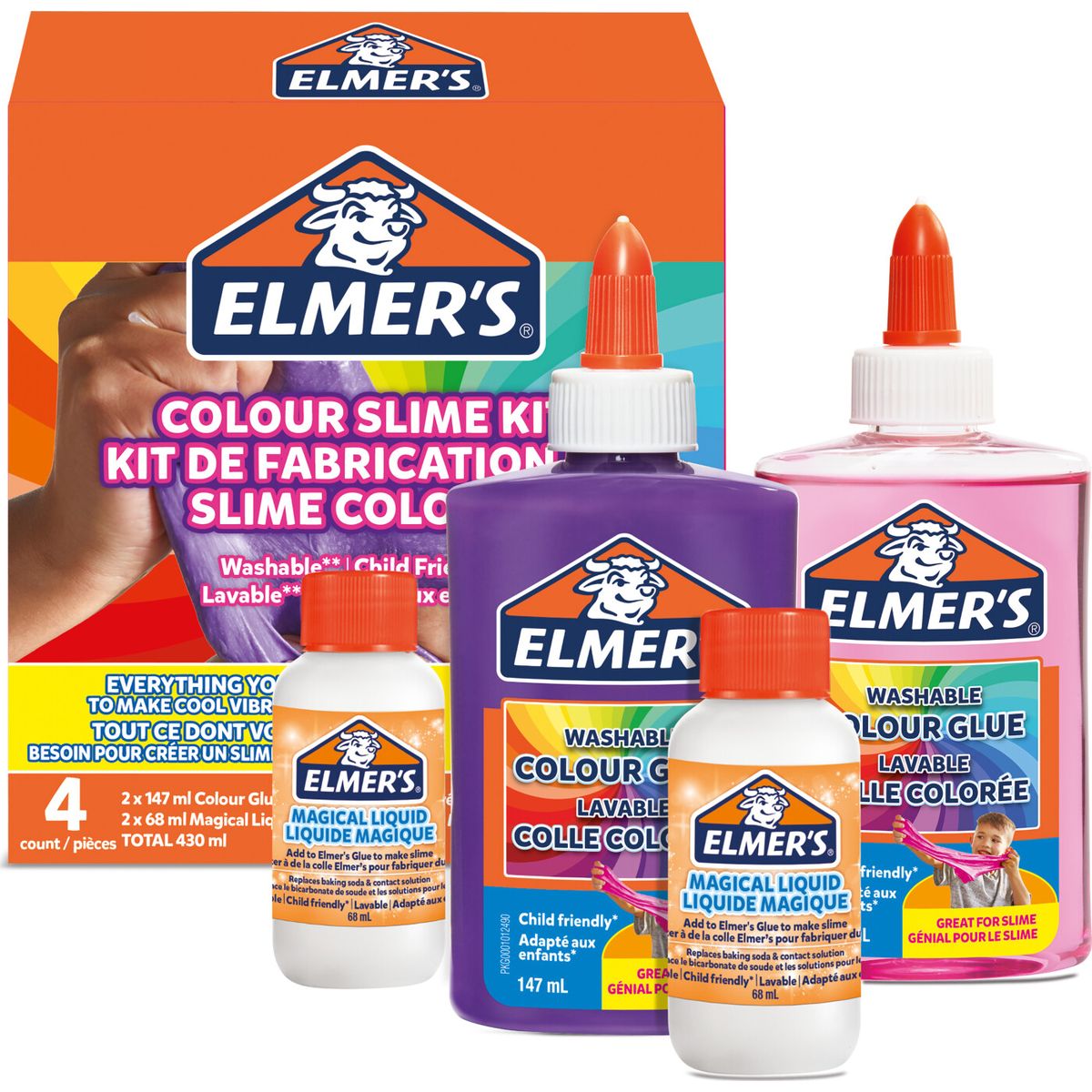 Elmer's - Colour Slime Kit - Slim Sæt