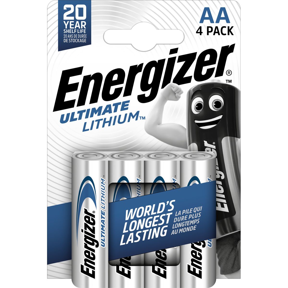 Energizer - Batterier Aa Lr6 - Ultimate Lithium - 4 Stk