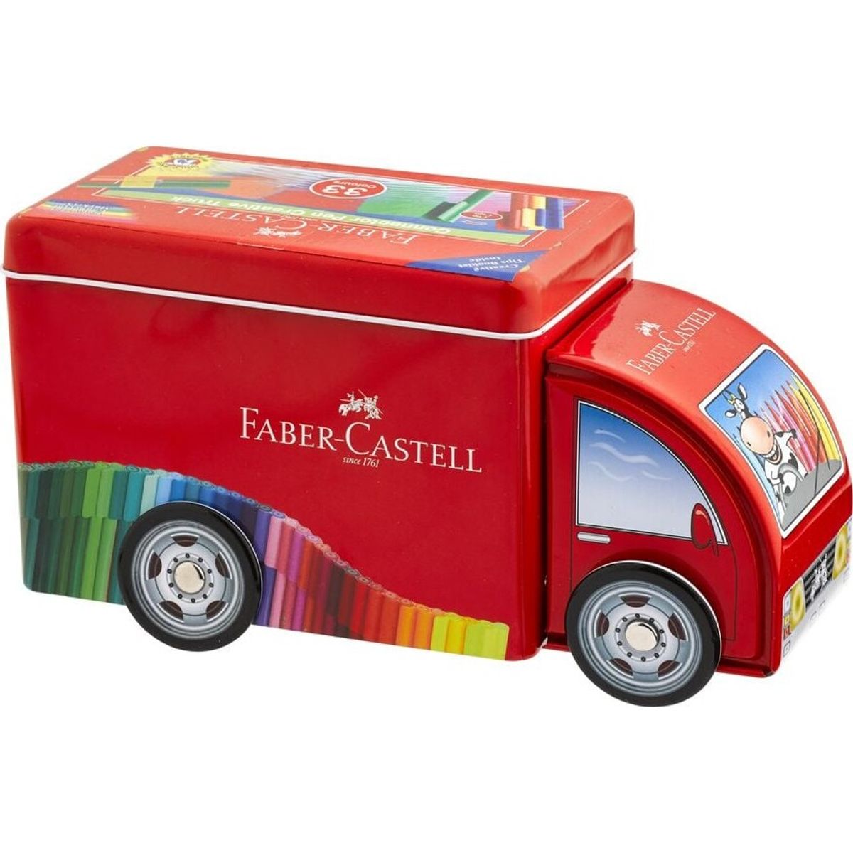 Faber Castell - Tusser I Bil - 33 Farver