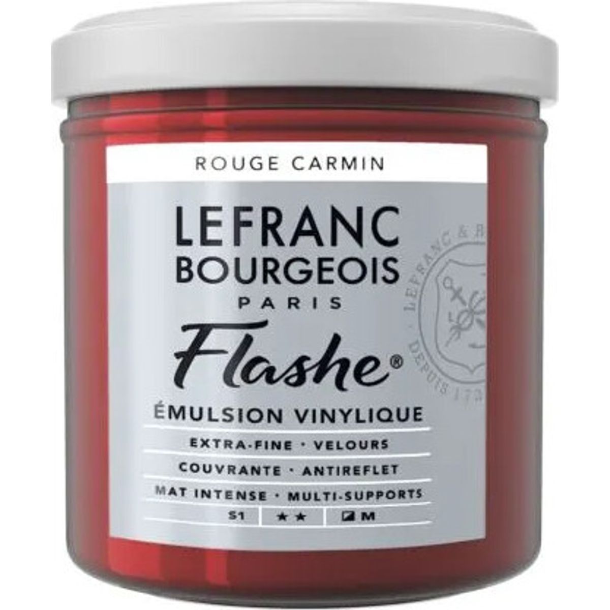 Lefranc & Bourgeois - Flashe Akrylmaling - Carmine Red 125 Ml