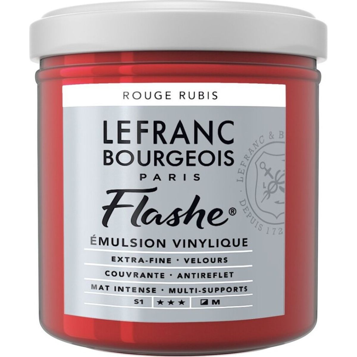 Lefranc & Bourgeois - Akrylmaling - Flashe - Ruby Red 125 Ml