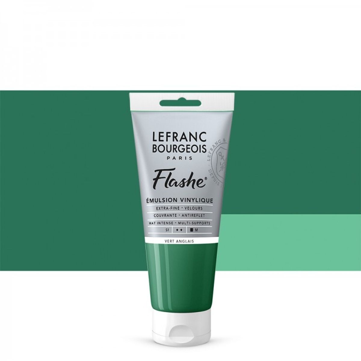 Lefranc & Bourgeois - Flashe Akrylmaling - Chrome Green 80 Ml