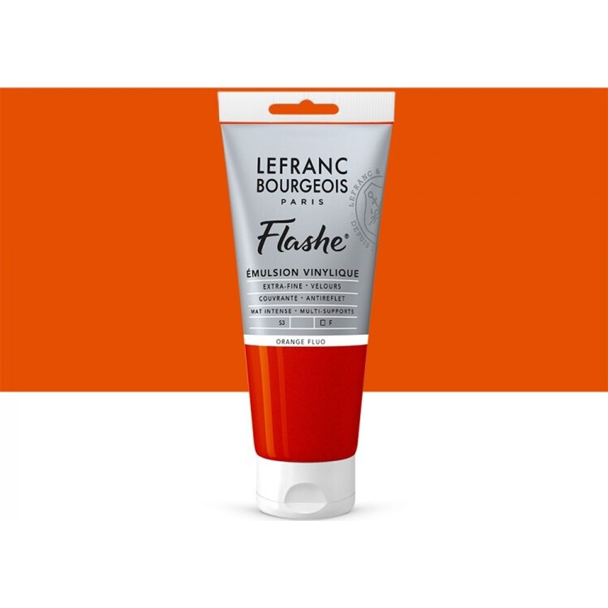 Lefranc & Bourgeois - Akrylmaling - Fluorescent Orange 80 Ml