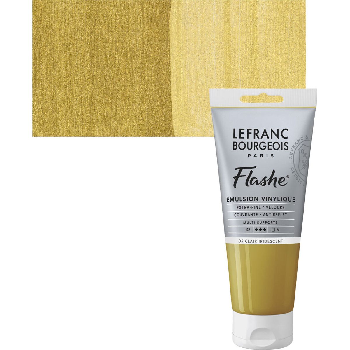 Lefranc & Bourgeois - Akrylmaling - Flashe - Light Gold Iridescent 80 Ml