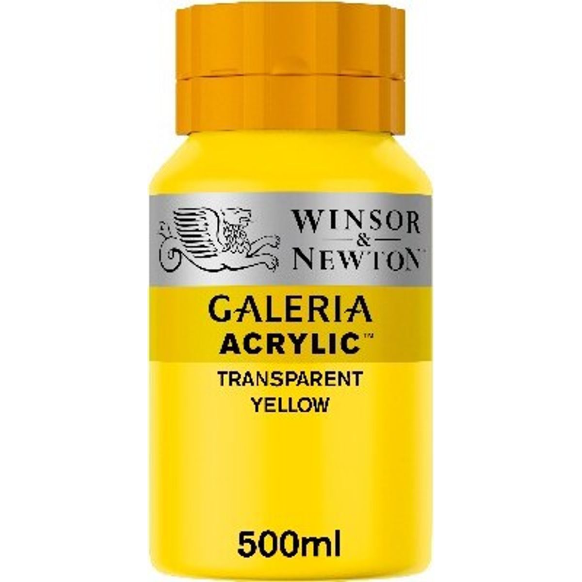 Winsor & Newton - Akrylmaling - Transparent Gul 500 Ml