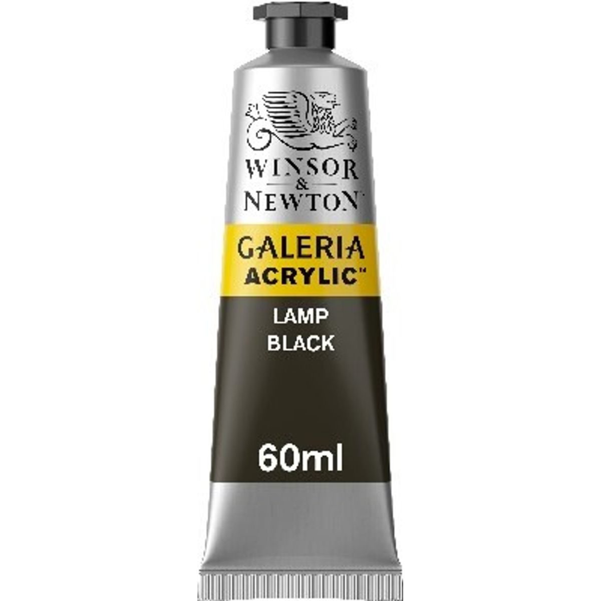 Winsor & Newton - Galeria Akrylmaling - Lampe Sort 60 Ml