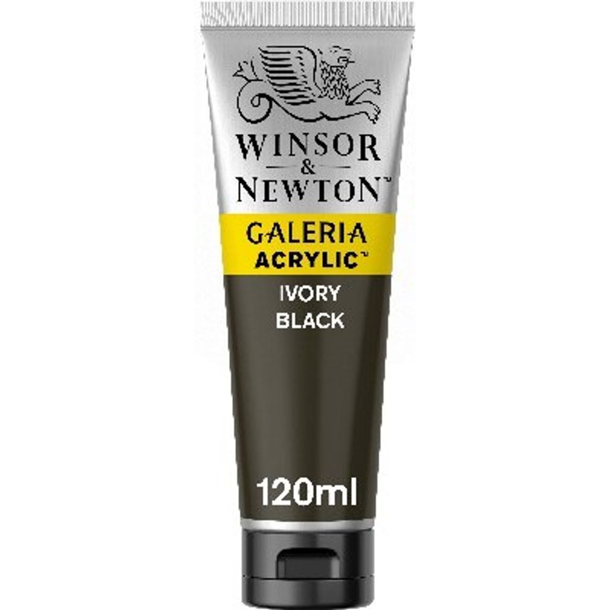 Winsor & Newton Akrylmaling - Galeria - Sort 120 Ml