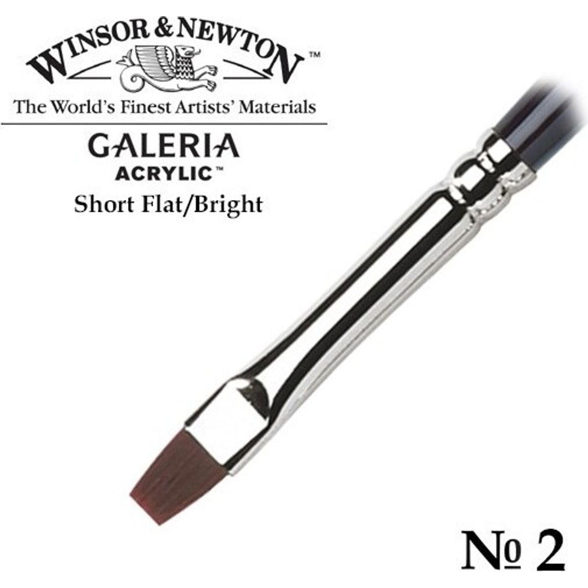 Winsor & Newton - Galeria Short Flat No 2 - 5731002