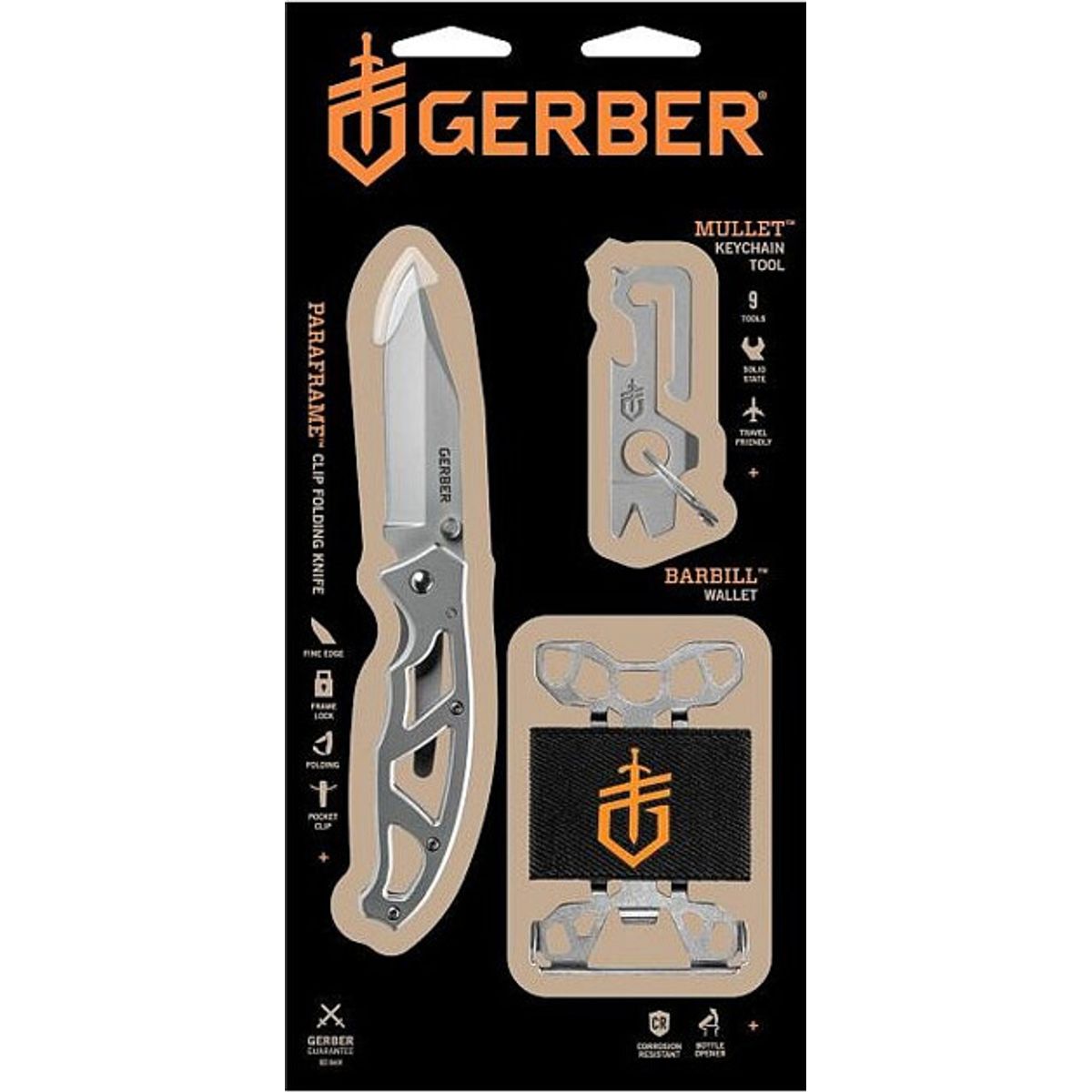 Gerber Paraframe I + Mullet + Barbill