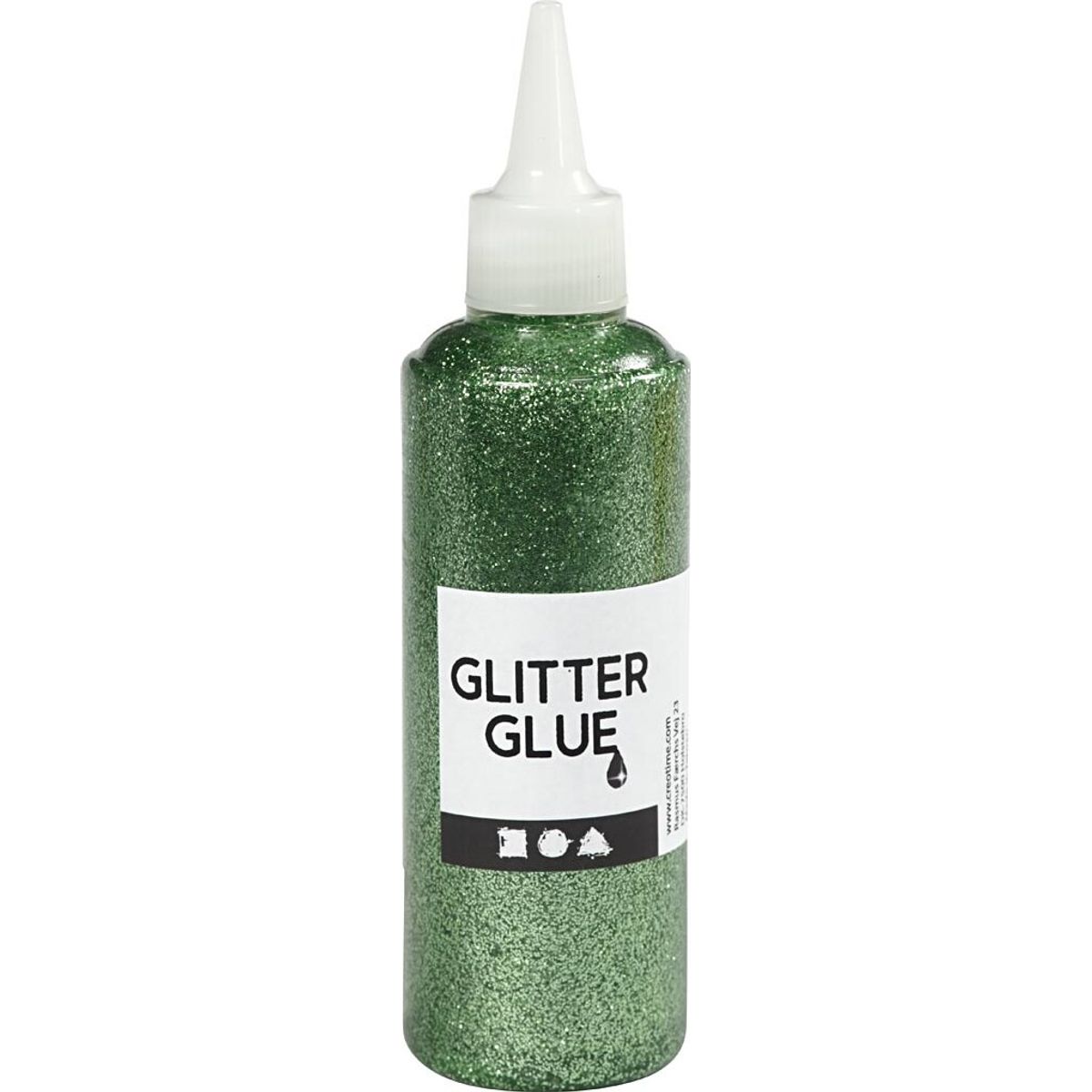 Glitterlim - Grøn - 118 Ml