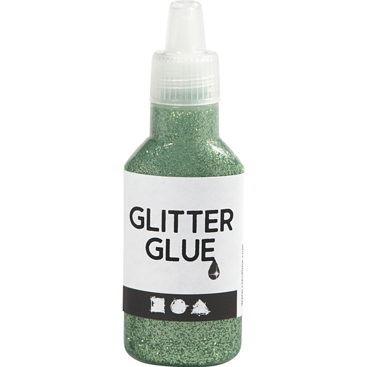 Glitterlim - Grøn - 25 Ml