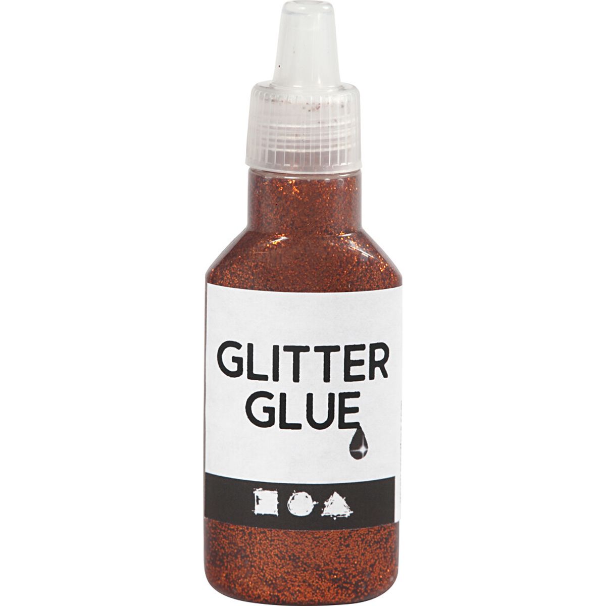 Glitterlim - Orange - 25 Ml