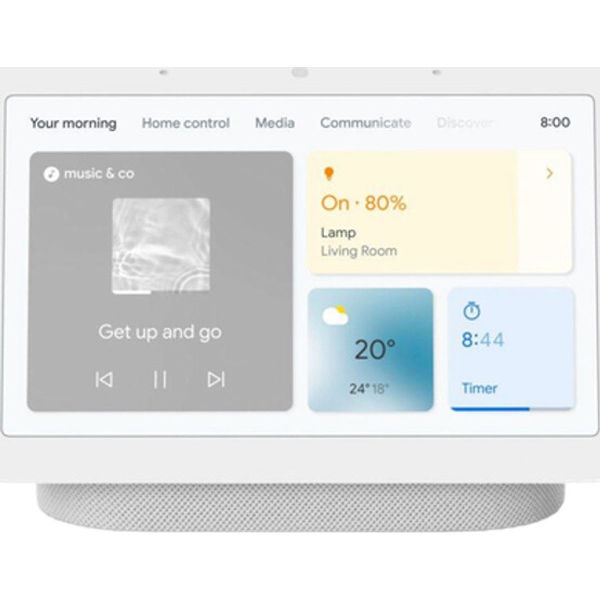 Google - Nest Hub 2nd Generation Chalk