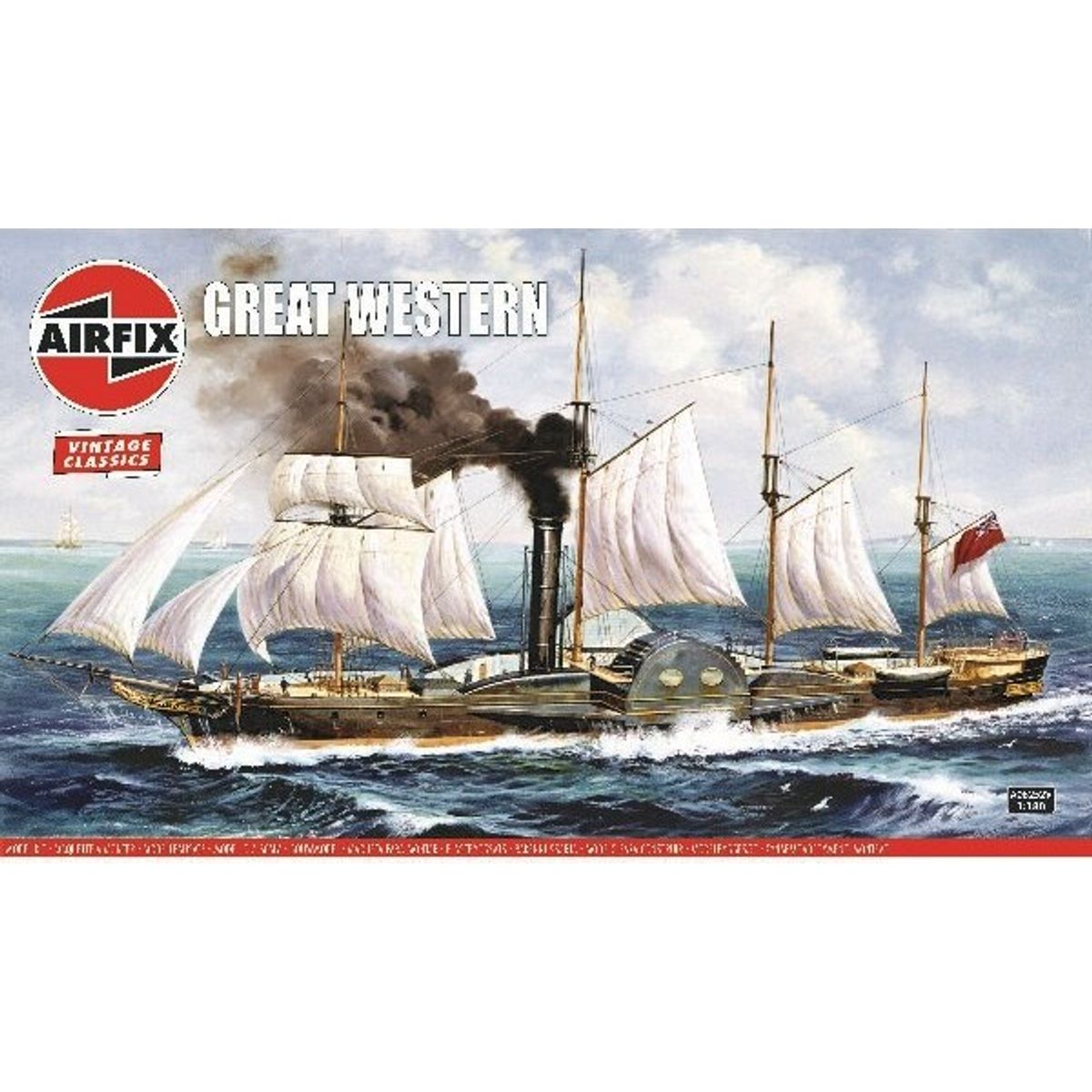 Airfix - Great Western Modelskib Byggesæt - 1:180 - A08252v