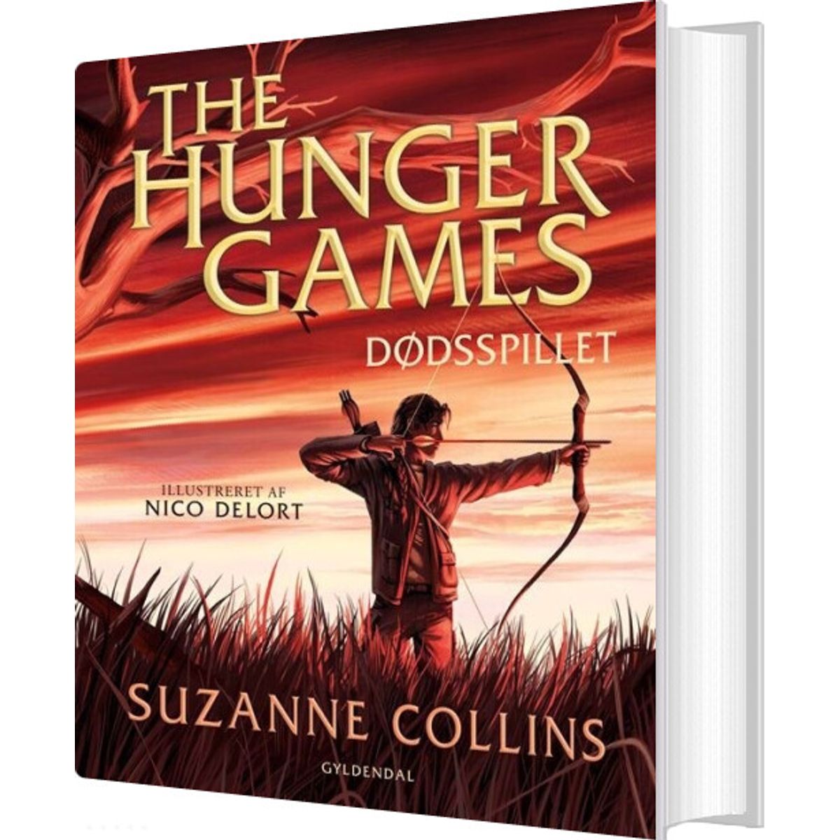 Hunger Games 1 - Dødsspillet - Illustreret - Suzanne Collins - Bog