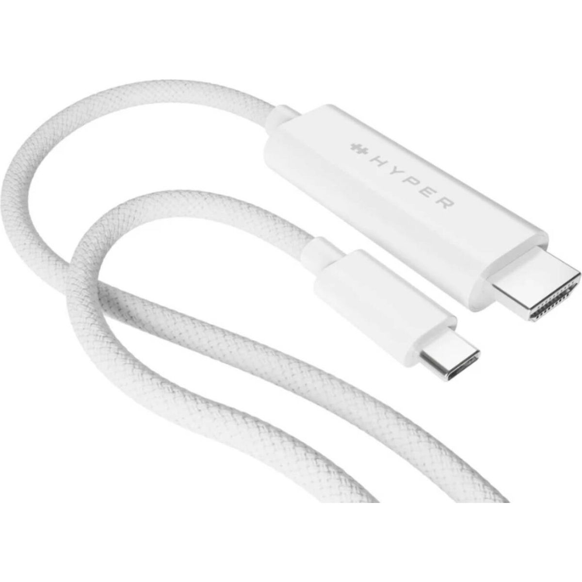 Hyper - 4k Usb-c Til Hdmi 4k60hz Kabel - Hvid