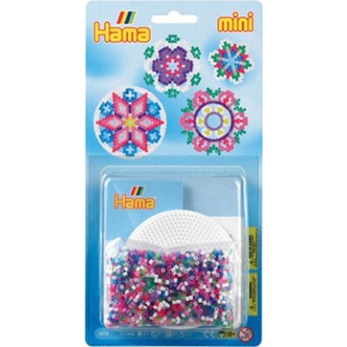 Hama Mini Perlesæt - Ornament Perleplade Og 2.000 Perler - 5512