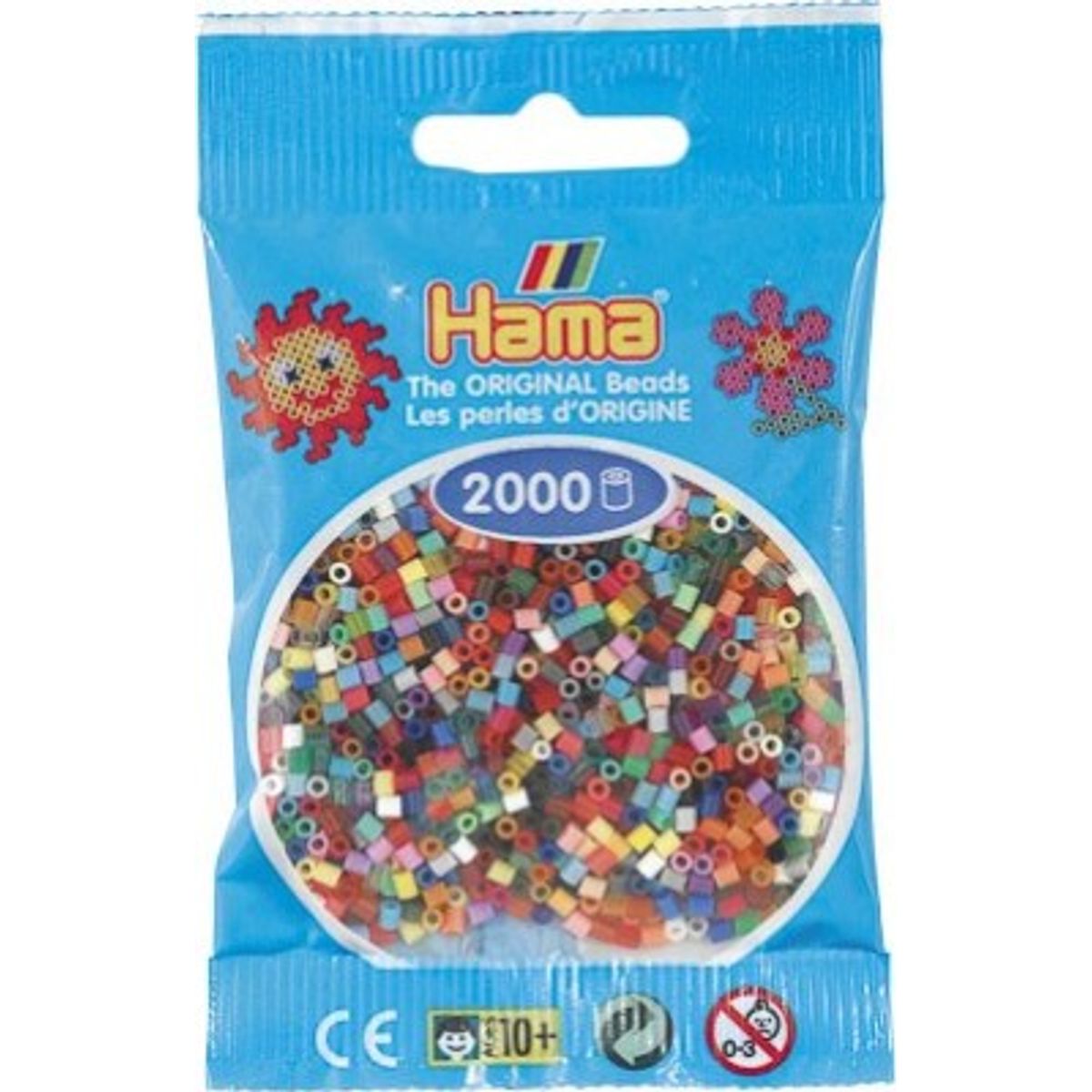 Hama Mini Perler - Mix 00 - 2.000 Stk. - 501-00