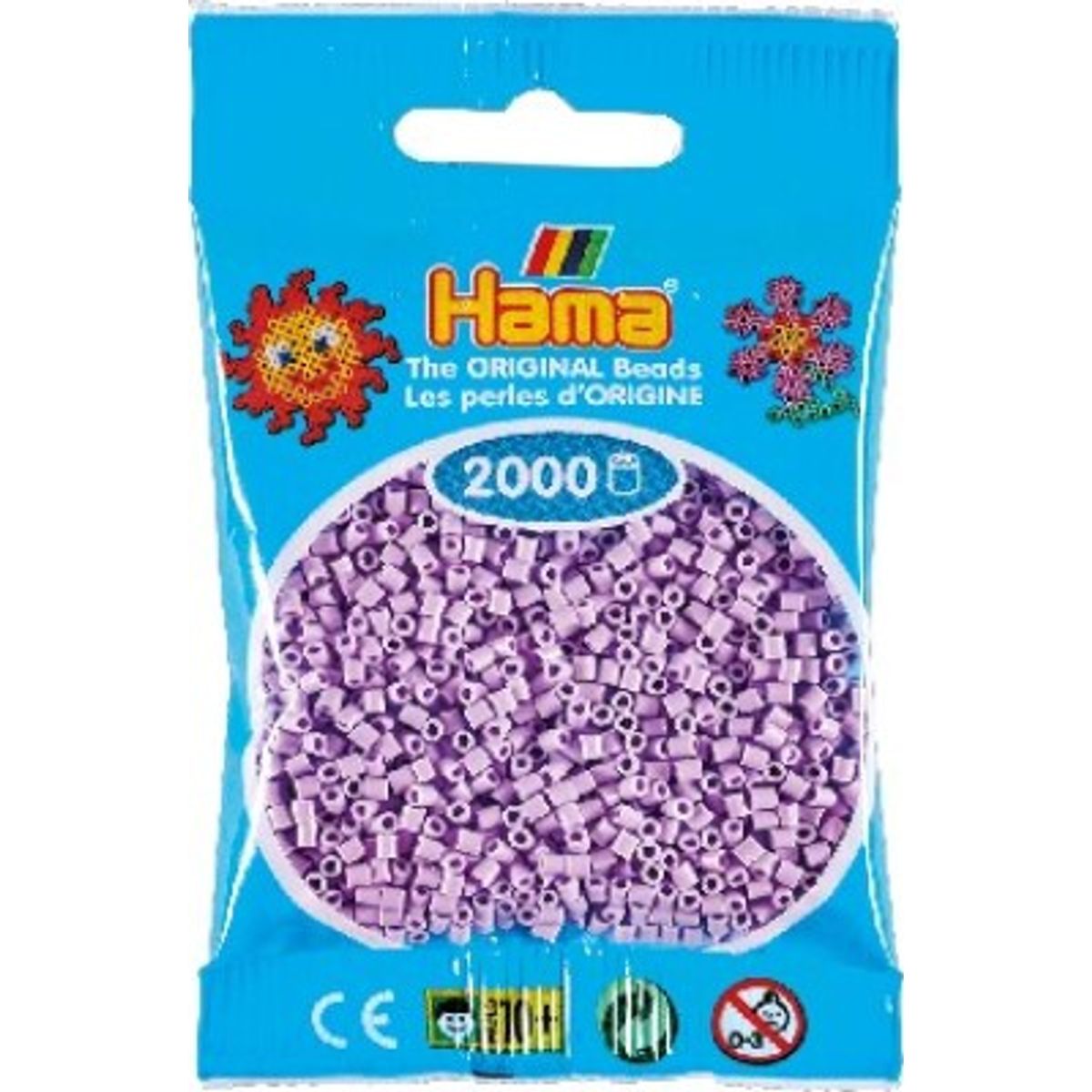 Hama Mini Perler - Pastel Syren - 2.000 Stk. - 501-96