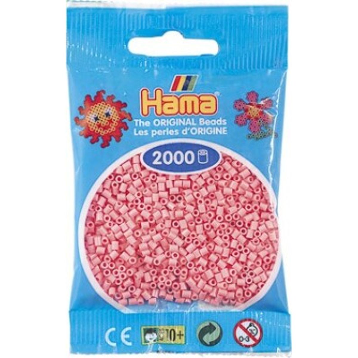 Hama Mini Perler - Pink - 2.000 Stk. - 501-06