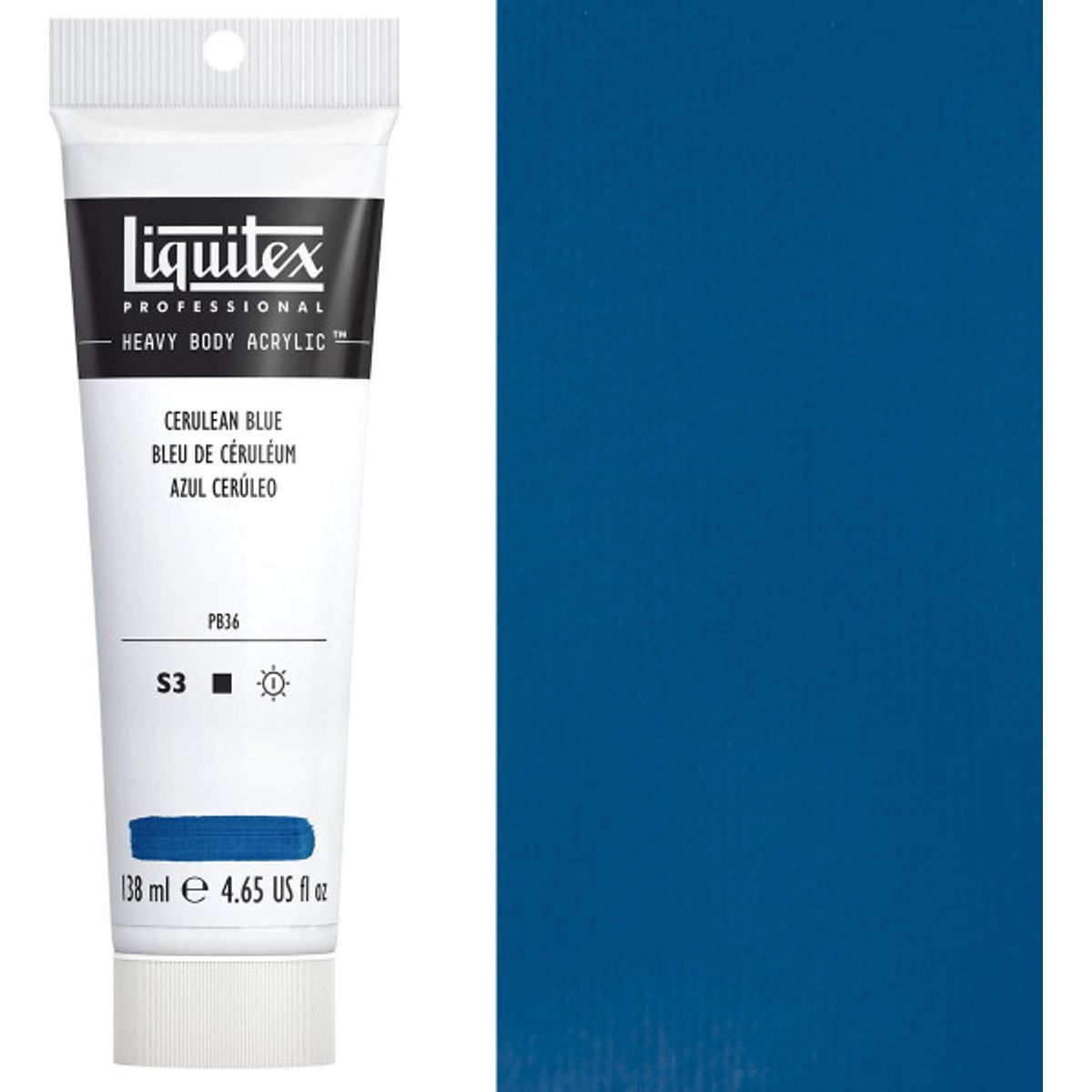 Liquitex - Akrylmaling - Heavy Body - Cerulean Blue 138 Ml