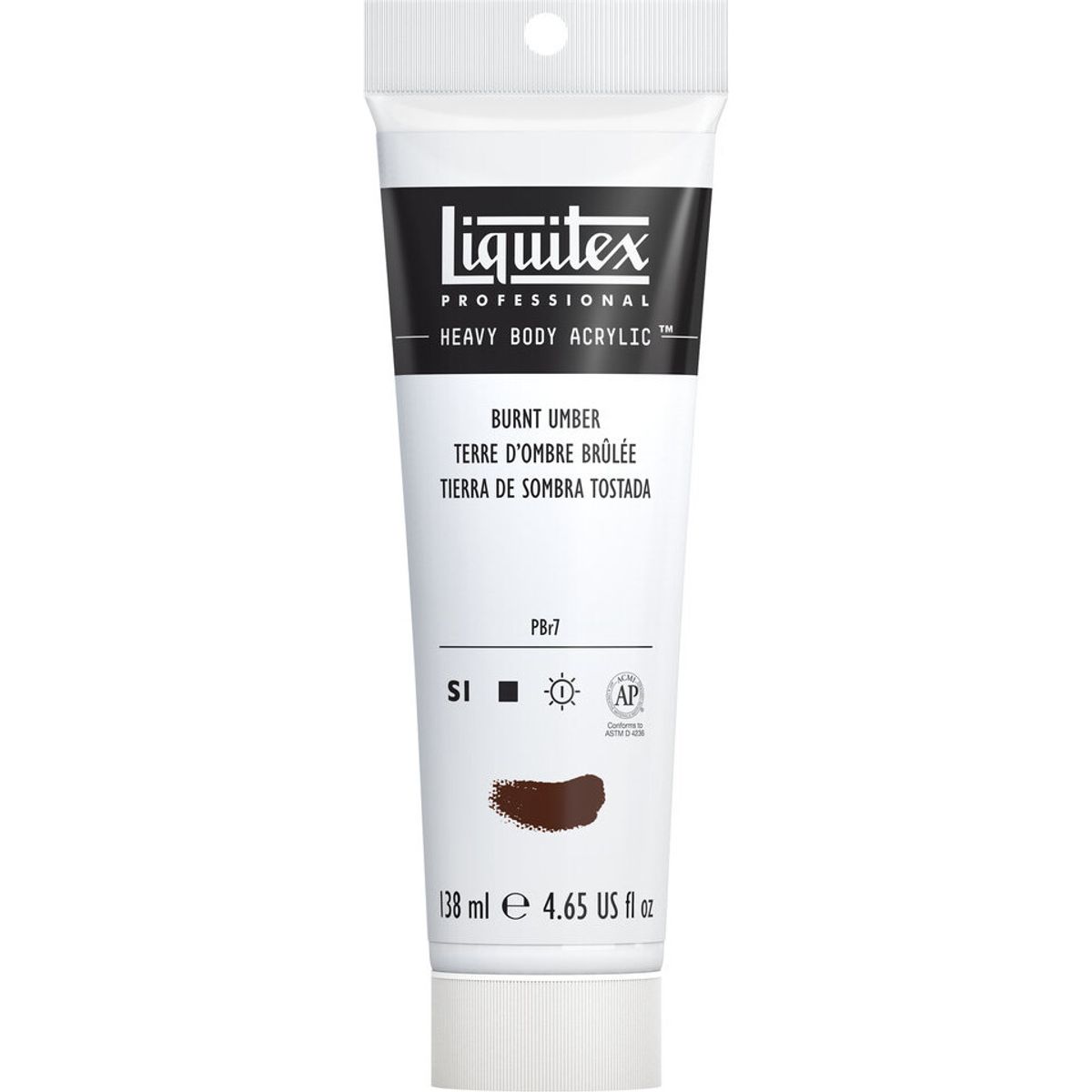 Liquitex - Akrylmaling - Heavy Body - Burnt Umber 138 Ml