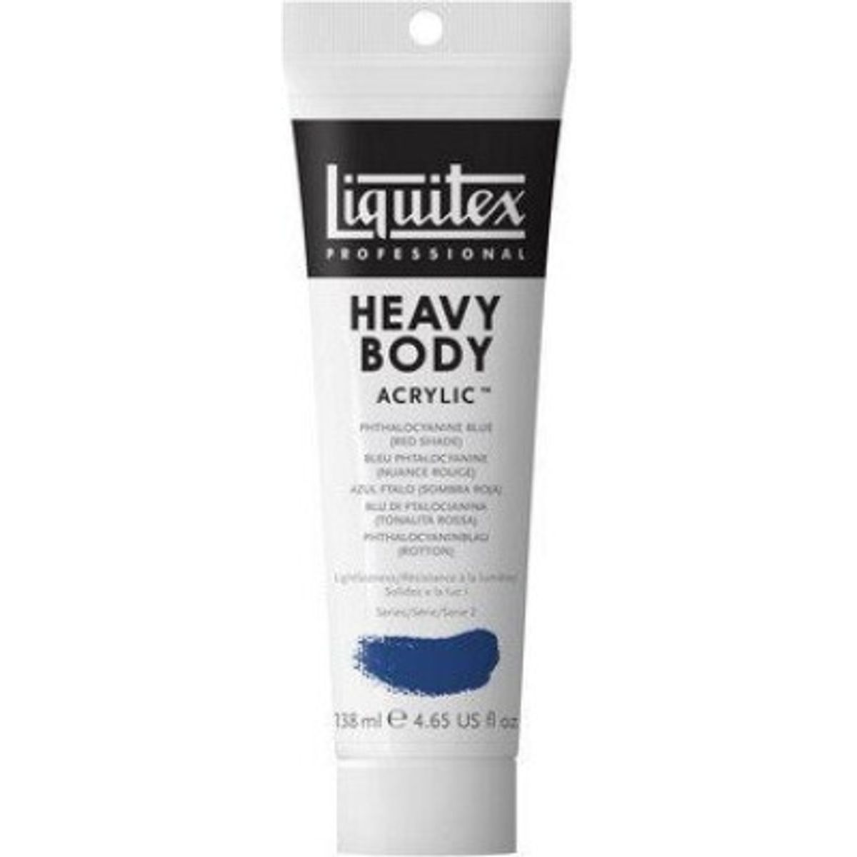 Liquitex - Akrylmaling - Heavy Body - Phthalocyanine Blue - Red Shade 138 Ml