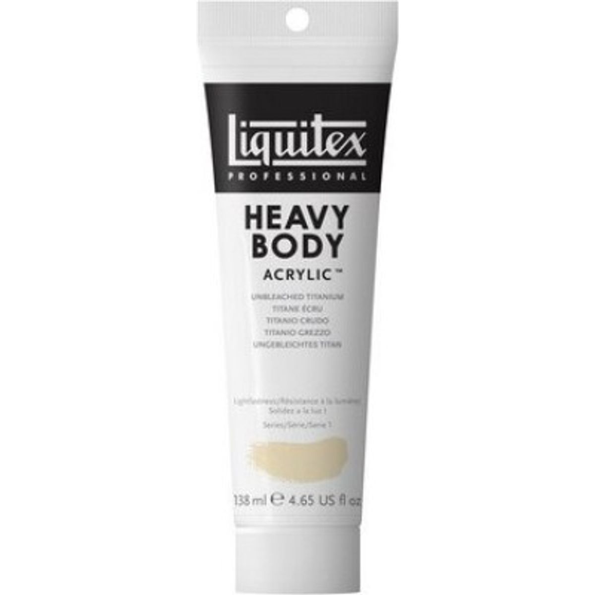 Liquitex - Heavy Body Akrylmaling - Unbleached Titanium - 138 Ml