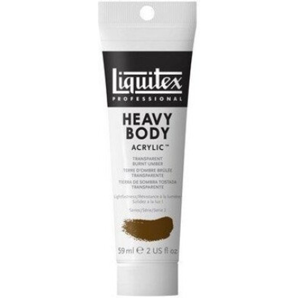 Liquitex - Heavy Body Akrylmaling - Transparent Burnt Umber 59 Ml